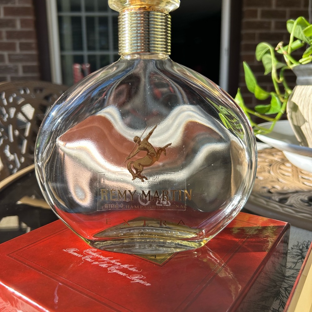 Remy Martin Extra Cognac Bottle 2003 European  - Gold Accent
